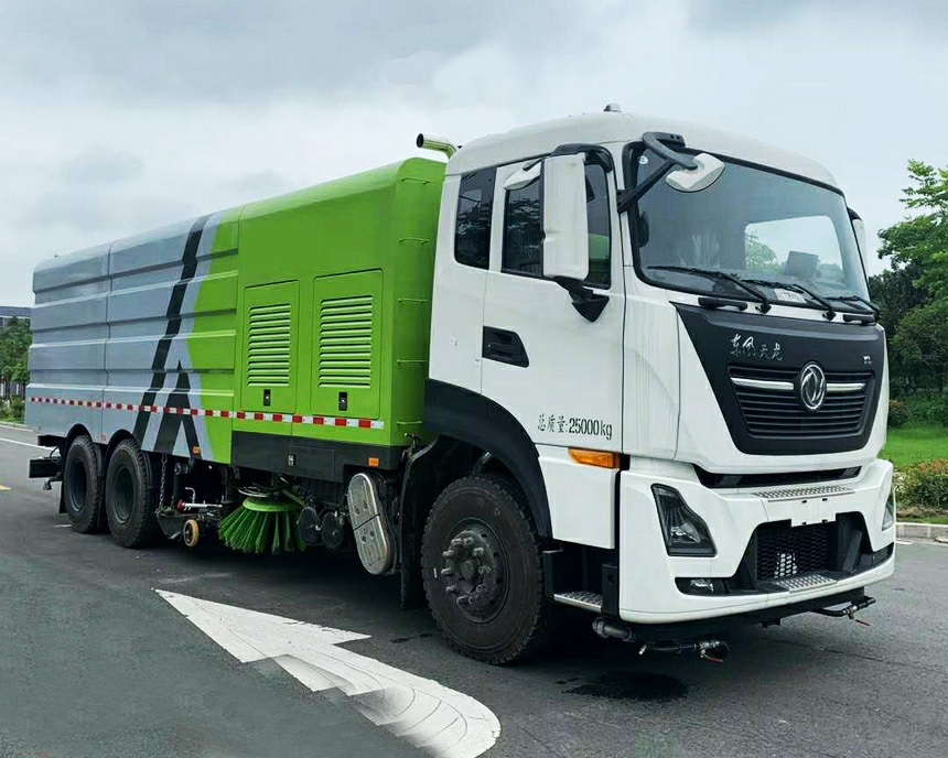 東風(fēng)天龍後雙橋洗掃車12方水(shuǐ)10方塵